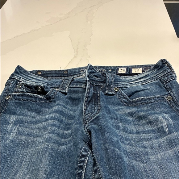 Miss Me Dark Blue Straight Leg Jeans - Picture 2 of 6